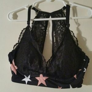 Pink Victoria's Secret Bralette xs lace back